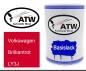 Preview: Volkswagen, Brilliantrot, LY3J: 500ml Lackdose, von ATW Autoteile West.