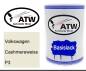 Preview: Volkswagen, Cashmereweiss, P3: 500ml Lackdose, von ATW Autoteile West.