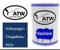 Preview: Volkswagen, Chagallblau, 9524: 500ml Lackdose, von ATW Autoteile West.