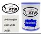 Preview: Volkswagen, Cool-white, LA9B: 500ml Lackdose, von ATW Autoteile West.