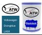 Preview: Volkswagen, Divingblue, LA5X: 500ml Lackdose, von ATW Autoteile West.