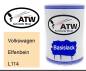 Preview: Volkswagen, Elfenbein, L114: 500ml Lackdose, von ATW Autoteile West.