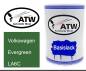 Preview: Volkswagen, Evergreen, LA6C: 500ml Lackdose, von ATW Autoteile West.