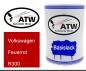 Preview: Volkswagen, Feuerrot, R300: 500ml Lackdose, von ATW Autoteile West.