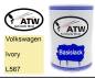 Preview: Volkswagen, Ivory, L567: 500ml Lackdose, von ATW Autoteile West.