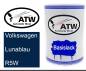 Preview: Volkswagen, Lunablau, R5W: 500ml Lackdose, von ATW Autoteile West.