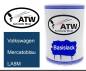 Preview: Volkswagen, Mercatoblau, LA5M: 500ml Lackdose, von ATW Autoteile West.