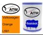 Preview: Volkswagen, Orange, L591: 500ml Lackdose, von ATW Autoteile West.