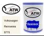 Preview: Volkswagen, Reinweiss, 9775: 500ml Lackdose, von ATW Autoteile West.