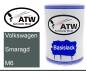 Preview: Volkswagen, Smaragd, M6: 500ml Lackdose, von ATW Autoteile West.