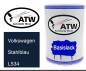 Preview: Volkswagen, Stahlblau, L534: 500ml Lackdose, von ATW Autoteile West.