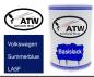 Preview: Volkswagen, Summerblue, LA5F: 500ml Lackdose, von ATW Autoteile West.