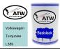 Preview: Volkswagen, Turquoise, L380: 500ml Lackdose, von ATW Autoteile West.