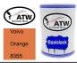 Preview: Volvo, Orange, 8355: 500ml Lackdose, von ATW Autoteile West.