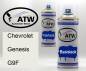 Preview: Chevrolet, Genesis, G9F: 400ml Sprühdose + 400ml Klarlack - Set, von ATW Autoteile West.