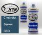 Preview: Chevrolet, Seeker, G6O: 400ml Sprühdose + 400ml Klarlack - Set, von ATW Autoteile West.