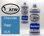 Preview: Chevrolet, Ziggy, GLN: 400ml Sprühdose + 400ml Klarlack - Set, von ATW Autoteile West.