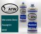Preview: Mercedes-Benz, Aquagrün, 6830: 400ml Sprühdose + 400ml Klarlack - Set, von ATW Autoteile West.