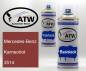 Preview: Mercedes-Benz, Karneolrot, 3514: 400ml Sprühdose + 400ml Klarlack - Set, von ATW Autoteile West.