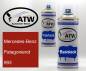 Preview: Mercedes-Benz, Patagonierot, 993: 400ml Sprühdose + 400ml Klarlack - Set, von ATW Autoteile West.