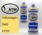 Preview: Volkswagen, Gelb, LH1H: 400ml Sprühdose + 400ml Klarlack - Set, von ATW Autoteile West.