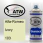 Preview: Alfa-Romeo, Ivory, 103: 400ml Sprühdose, von ATW Autoteile West.