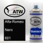 Preview: Alfa-Romeo, Nero, 601: 400ml Sprühdose, von ATW Autoteile West.