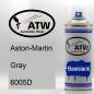 Preview: Aston-Martin, Gray, 6005D: 400ml Sprühdose, von ATW Autoteile West.