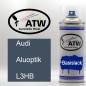 Preview: Audi, Aluoptik, L3HB: 400ml Sprühdose, von ATW Autoteile West.