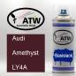 Preview: Audi, Amethyst, LY4A: 400ml Sprühdose, von ATW Autoteile West.