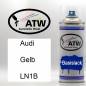 Preview: Audi, Gelb, LN1B: 400ml Sprühdose, von ATW Autoteile West.