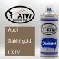 Preview: Audi, Sakhirgold, LX1V: 400ml Sprühdose, von ATW Autoteile West.