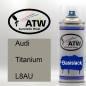 Preview: Audi, Titanium, L8AU: 400ml Sprühdose, von ATW Autoteile West.