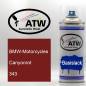 Preview: BMW-Motorcycles, Canyonrot, 343: 400ml Sprühdose, von ATW Autoteile West.