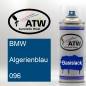 Preview: BMW, Algerienblau, 096: 400ml Sprühdose, von ATW Autoteile West.