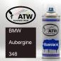 Preview: BMW, Aubergine, 348: 400ml Sprühdose, von ATW Autoteile West.