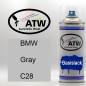 Preview: BMW, Gray, C28: 400ml Sprühdose, von ATW Autoteile West.