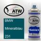 Preview: BMW, Mineralblau, 231: 400ml Sprühdose, von ATW Autoteile West.