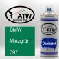 Preview: BMW, Minzgrün, 097: 400ml Sprühdose, von ATW Autoteile West.