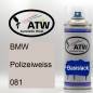 Preview: BMW, Polizeiweiss, 081: 400ml Sprühdose, von ATW Autoteile West.