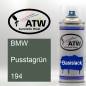 Preview: BMW, Pusstagrün, 194: 400ml Sprühdose, von ATW Autoteile West.