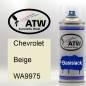 Preview: Chevrolet, Beige, WA9975: 400ml Sprühdose, von ATW Autoteile West.