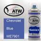 Preview: Chevrolet, Blue, WE7901: 400ml Sprühdose, von ATW Autoteile West.