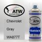 Preview: Chevrolet, Gray, WA877T: 400ml Sprühdose, von ATW Autoteile West.