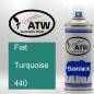 Preview: Fiat, Turquoise, 440: 400ml Sprühdose, von ATW Autoteile West.