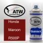 Preview: Honda, Maroon, R500P: 400ml Sprühdose, von ATW Autoteile West.