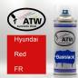 Preview: Hyundai, Red, FR: 400ml Sprühdose, von ATW Autoteile West.