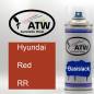 Preview: Hyundai, Red, RR: 400ml Sprühdose, von ATW Autoteile West.