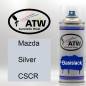 Preview: Mazda, Silver, CSCR: 400ml Sprühdose, von ATW Autoteile West.