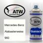 Preview: Mercedes-Benz, Alabasterweiss, 960: 400ml Sprühdose, von ATW Autoteile West.